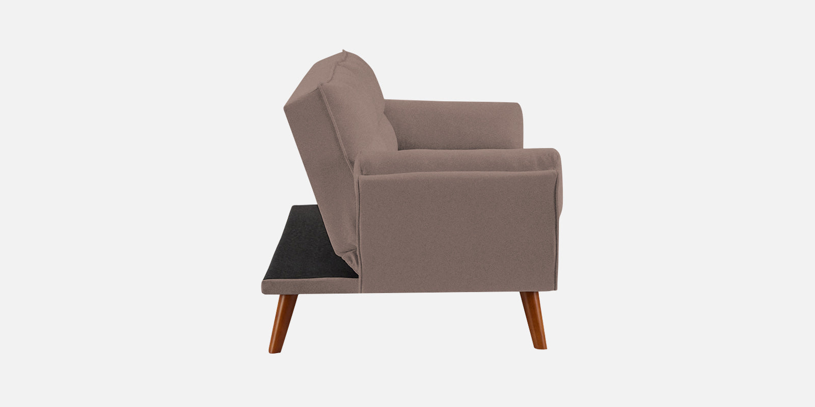 Melano Fabric 3 Seater Convertible Sofa Cum Bed In Kadhi Beige Colour - Febonic Living