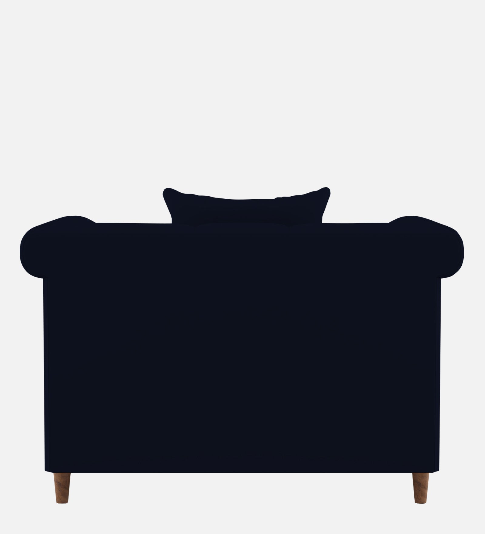 Rubi Velvet 1 Seater Sofa In Dark Blue Colour - Febonic Living