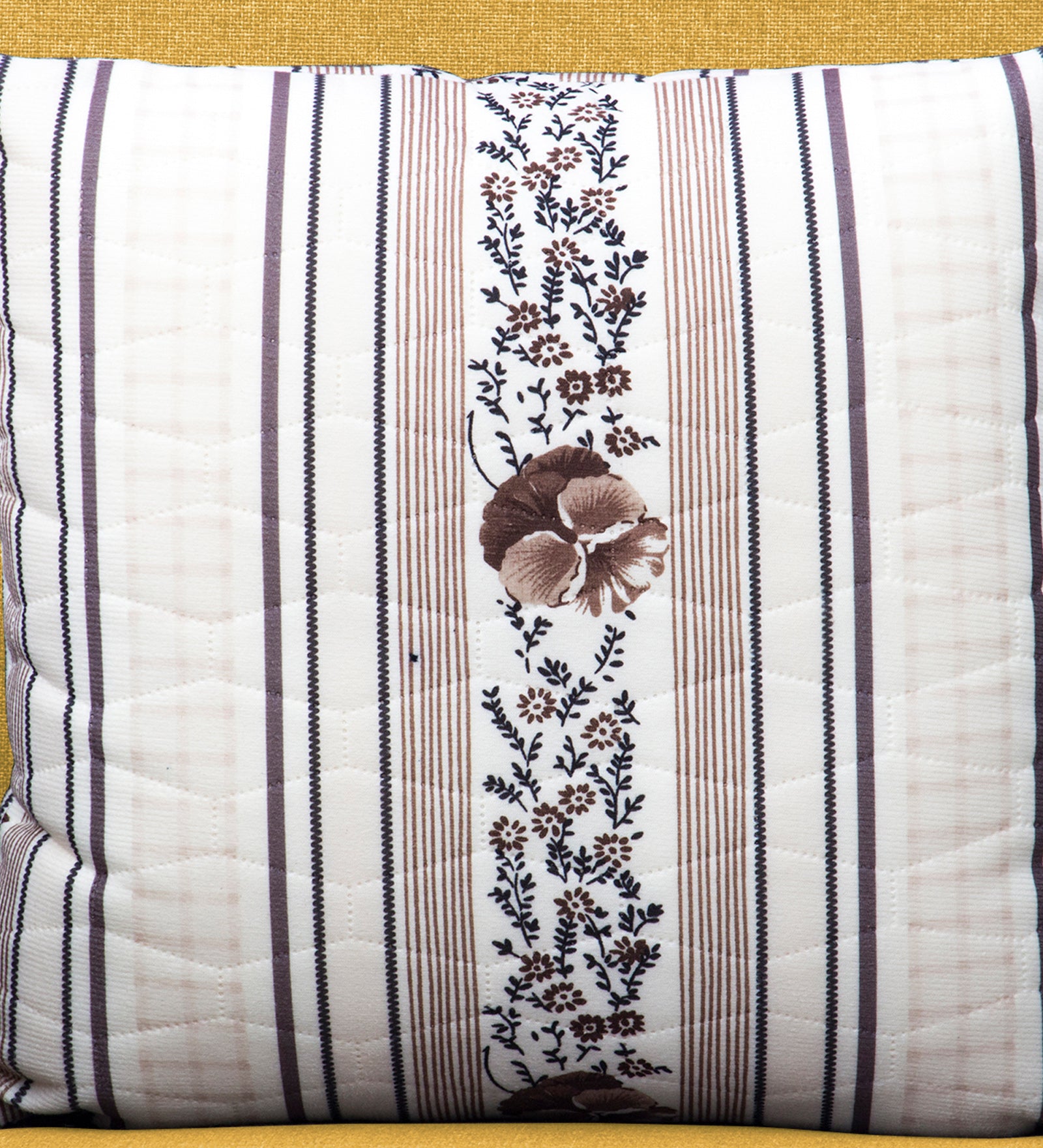 Kevin Fabric 1 Seater Sofa In Bold Yellow Colour - Febonic Living