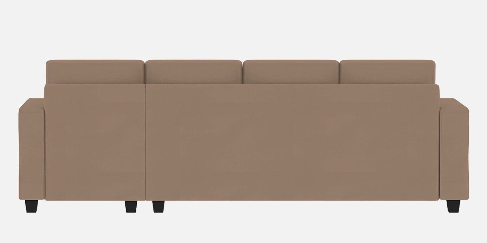 Nabi Fabric LHS Sectional Sofa (3+Lounger) In Cookie Beige Colour - Febonic Living