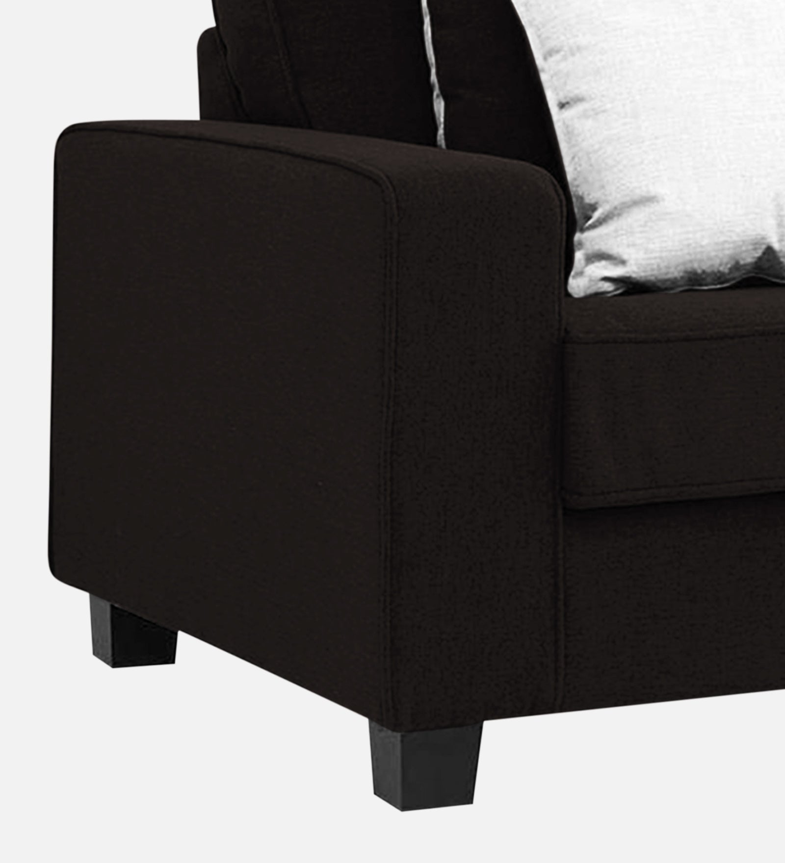 Ladybug Fabric 1 Seater Sofa In Cara Brown Colour - Febonic Living