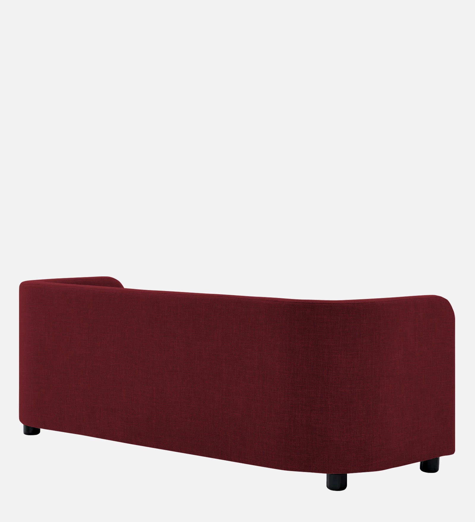 Cooper Fabric Storage Bench In Blood Maroon Colour - Febonic Living