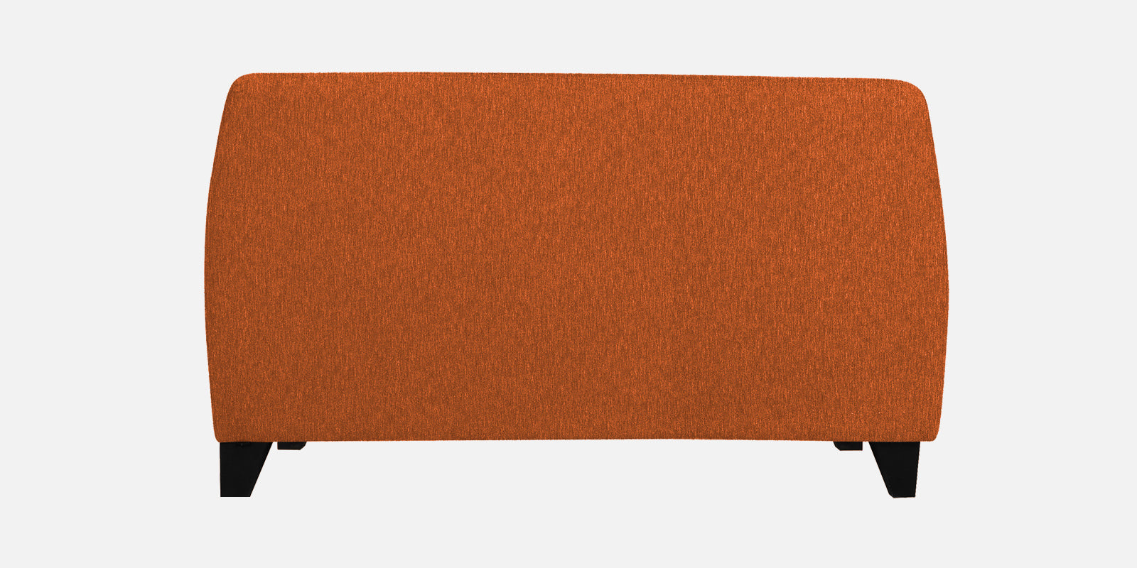 Melaan Fabric 2 Seater Sofa In Vivid Orange Colour