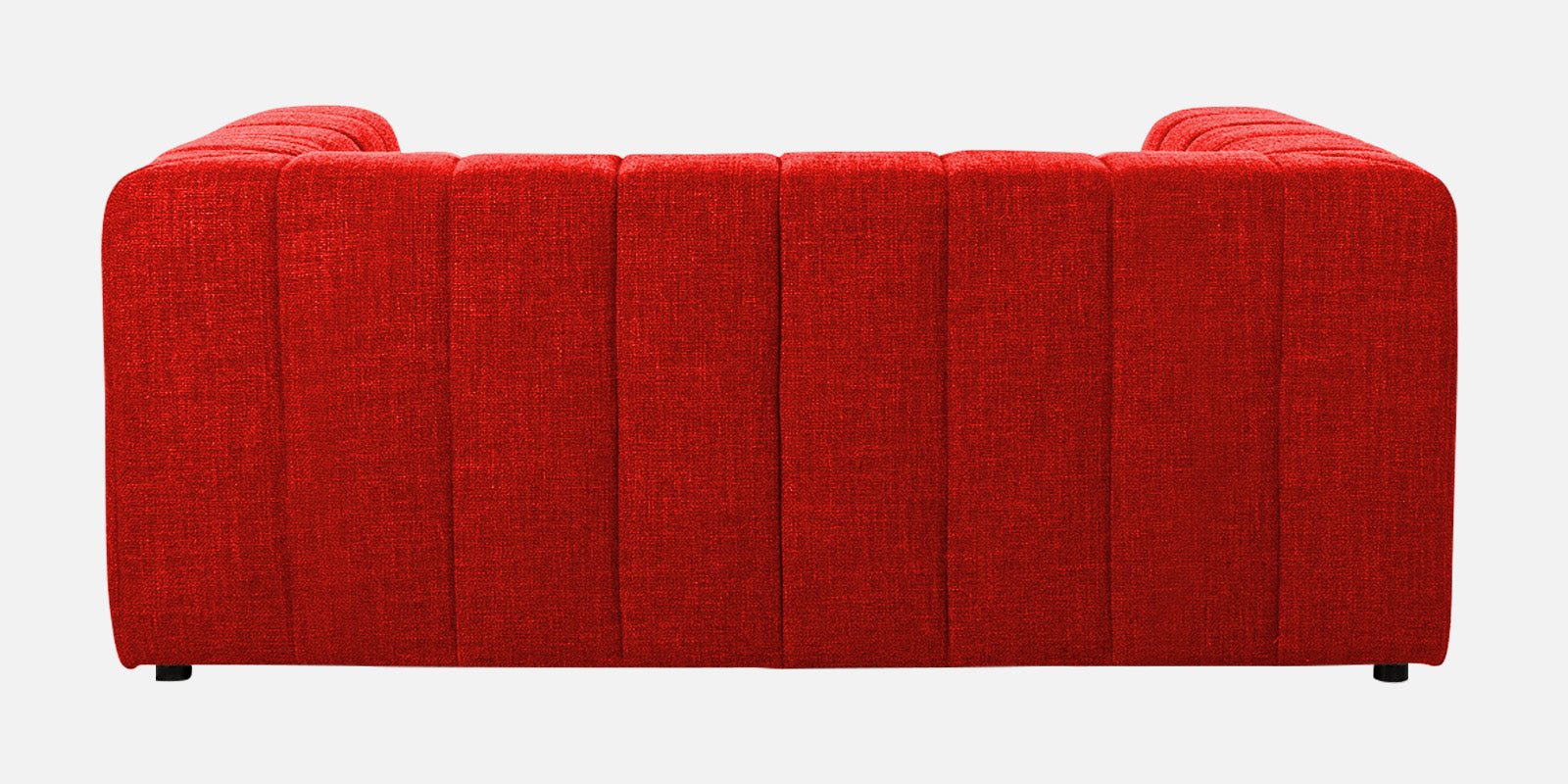 Lara Fabric 2 Seater Sofa In Ruby Red Colour - Febonic Living