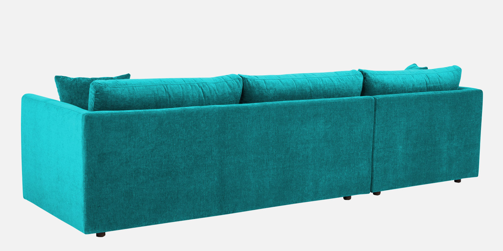 Northern Fabric RHS Sectional Sofa (3+Lounger) In Sea Green Colour - Febonic Living