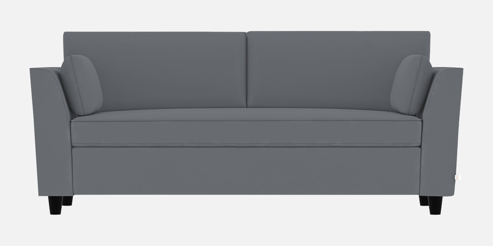 Bristo Velvet 3 Seater Sofa In pubble grey Colour With Storage - Febonic Living