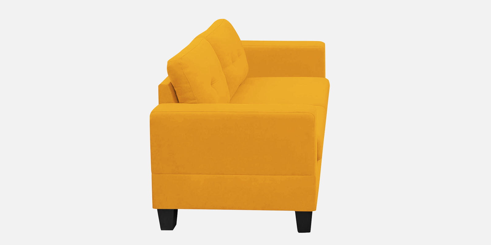 Thomas Fabric 2 Seater Sofa In Bold Yellow Colour - Febonic Living