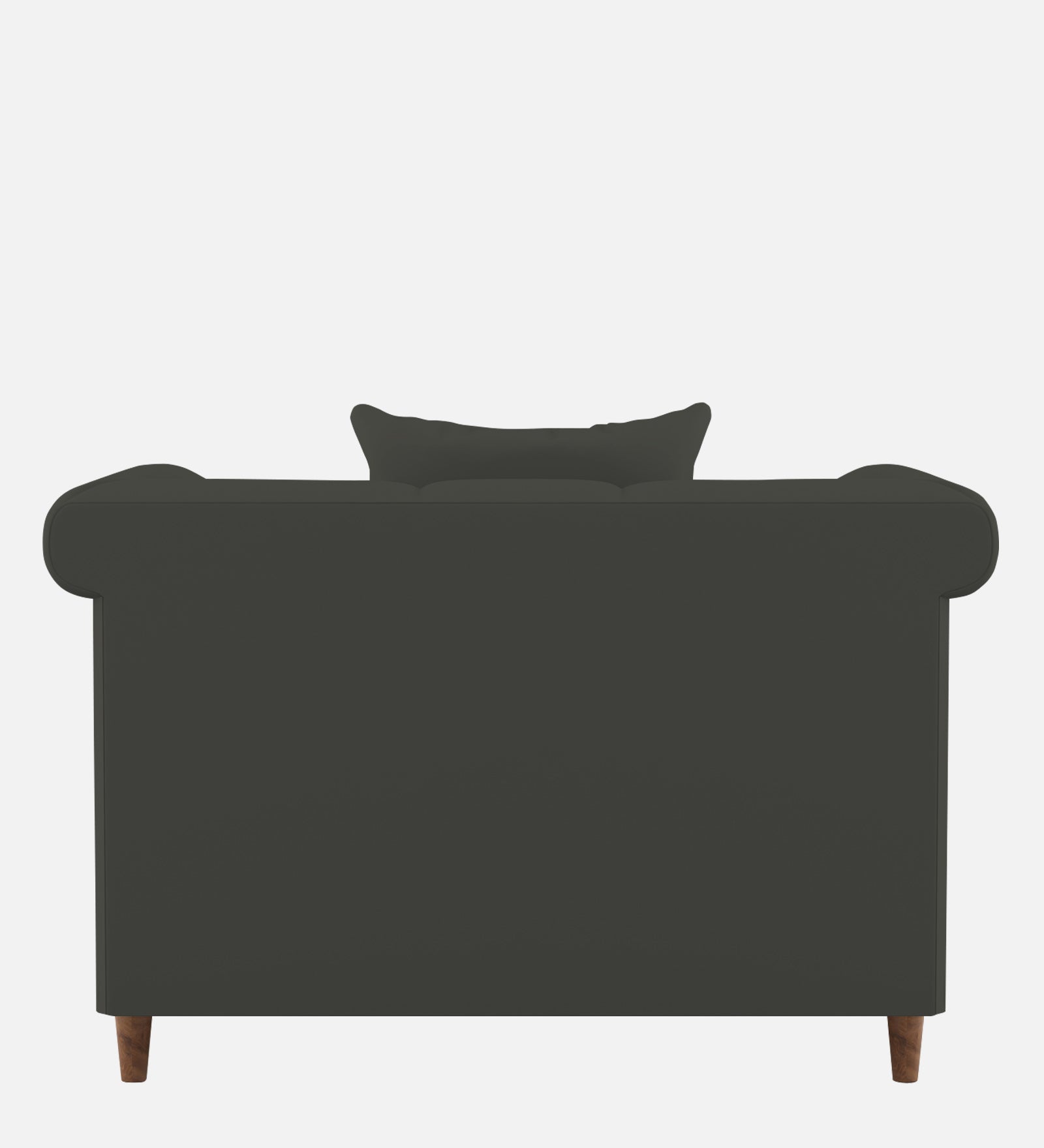 Rubi Velvet 1 Seater Sofa In Hory Grey Colour - Febonic Living