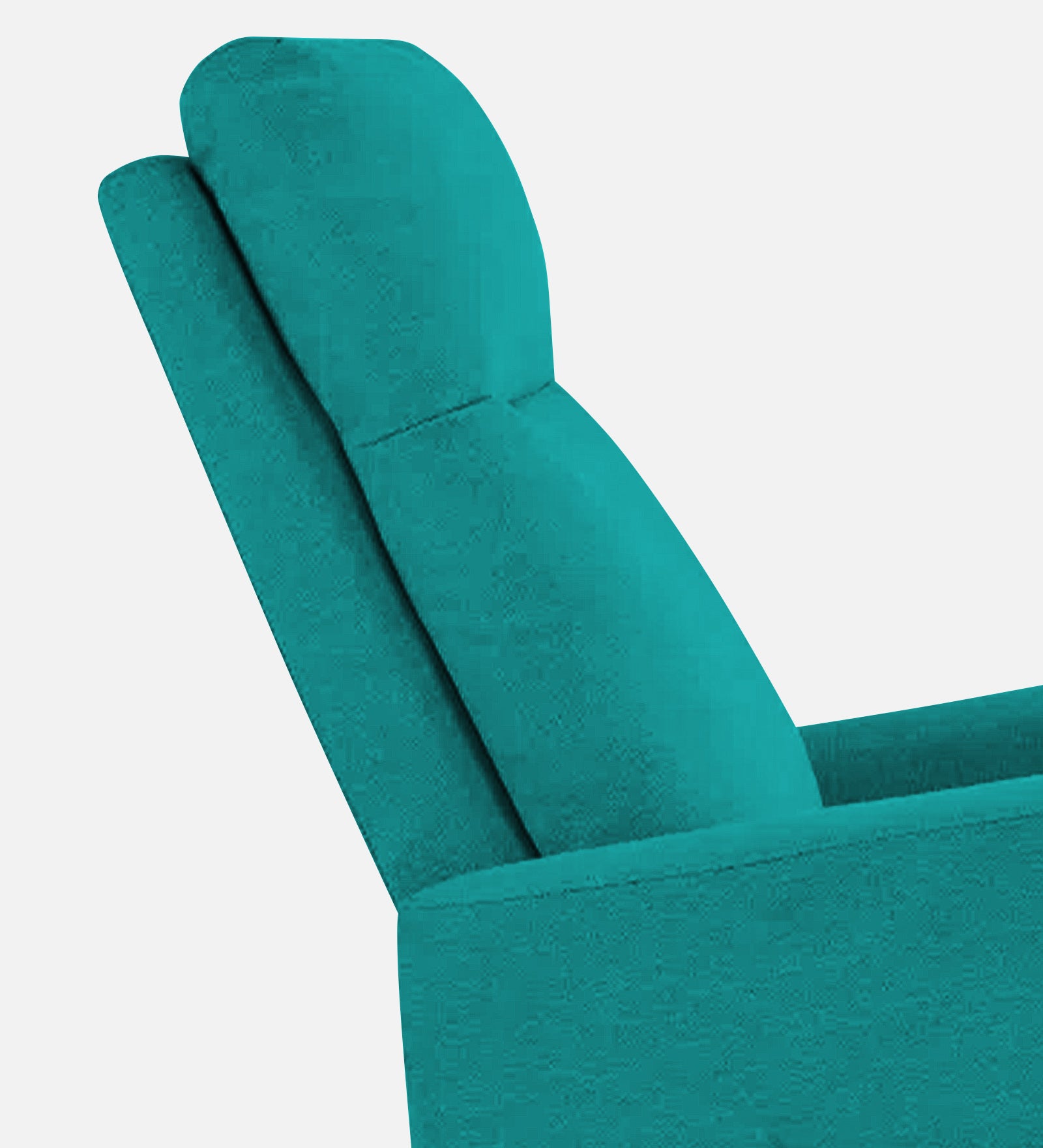 Zura Fabric 1 Seater Rotating Motorized Recliner In Sea Green Colour - Febonic Living