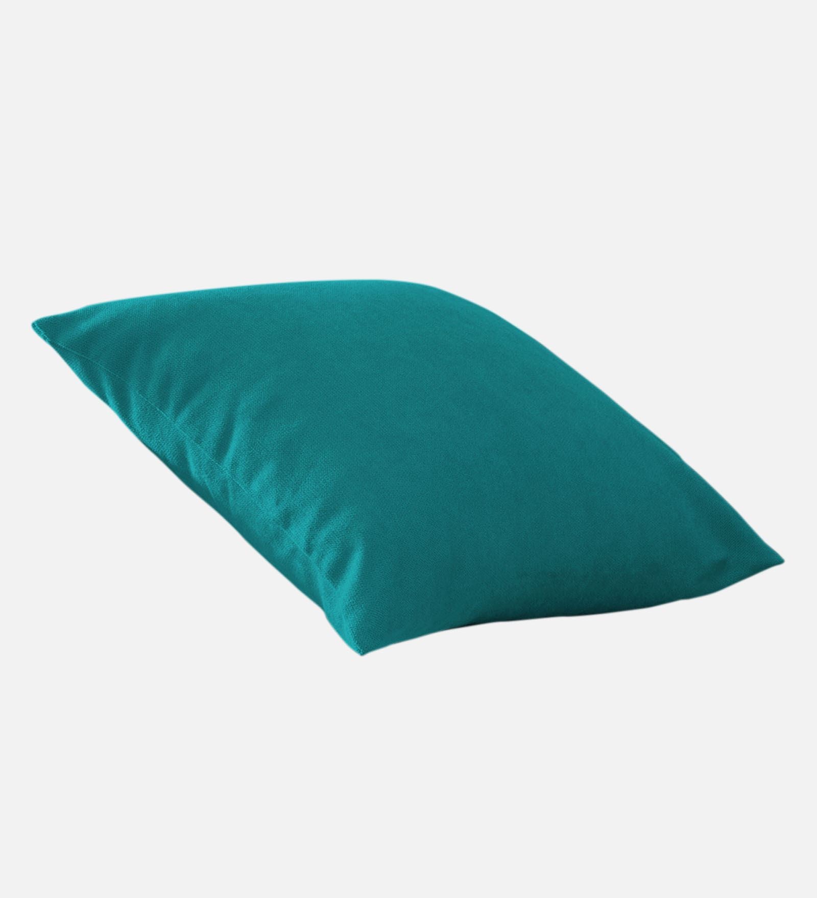 Kaya Fabric Geometric 20x20 inches Cushion + Covers (Pack of 2) In Sea Green Colour - Febonic Living