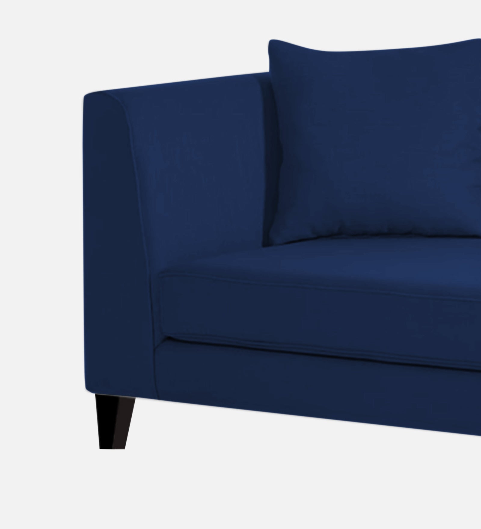 Louis Fabric RHS Chaise Lounger In Royal Blue Colour - Febonic Living