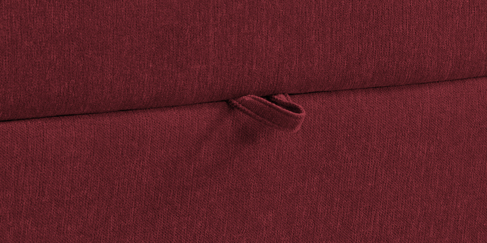 Kara Fabric 3 Seater Pull Out Sofa Cum Bed In Blood Maroon Colour - Febonic Living