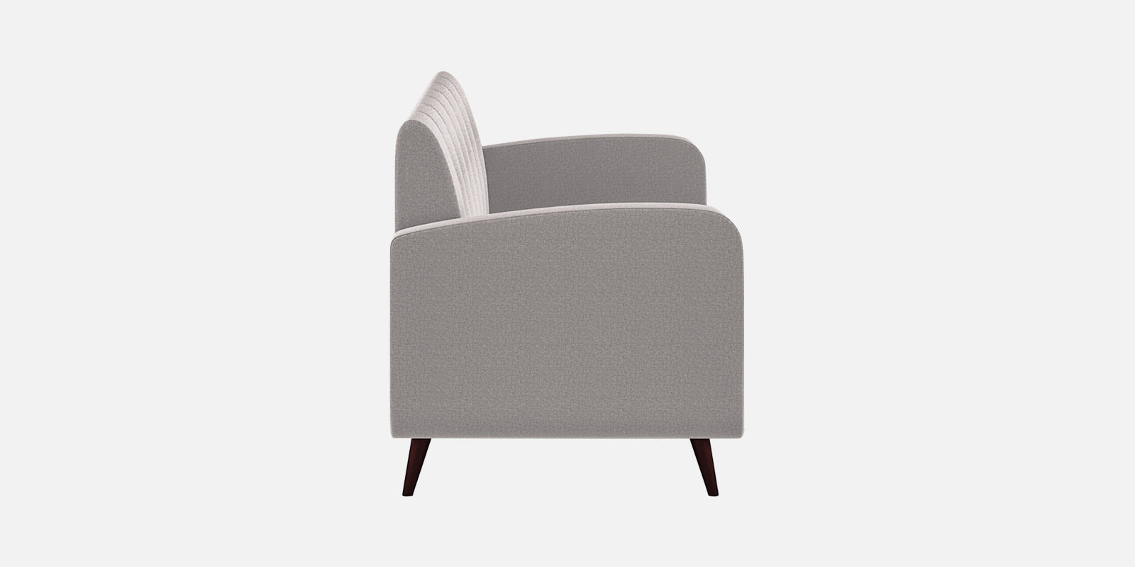 Wiki Velvet 3 Seater Sofa In Pearl Grey Colour - Febonic Living