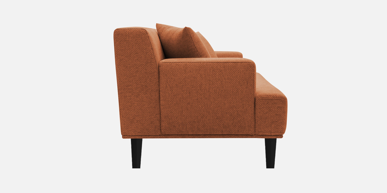 Cobby Fabric 3 Seater Sofa In Safforn Orange Colour - Febonic Living