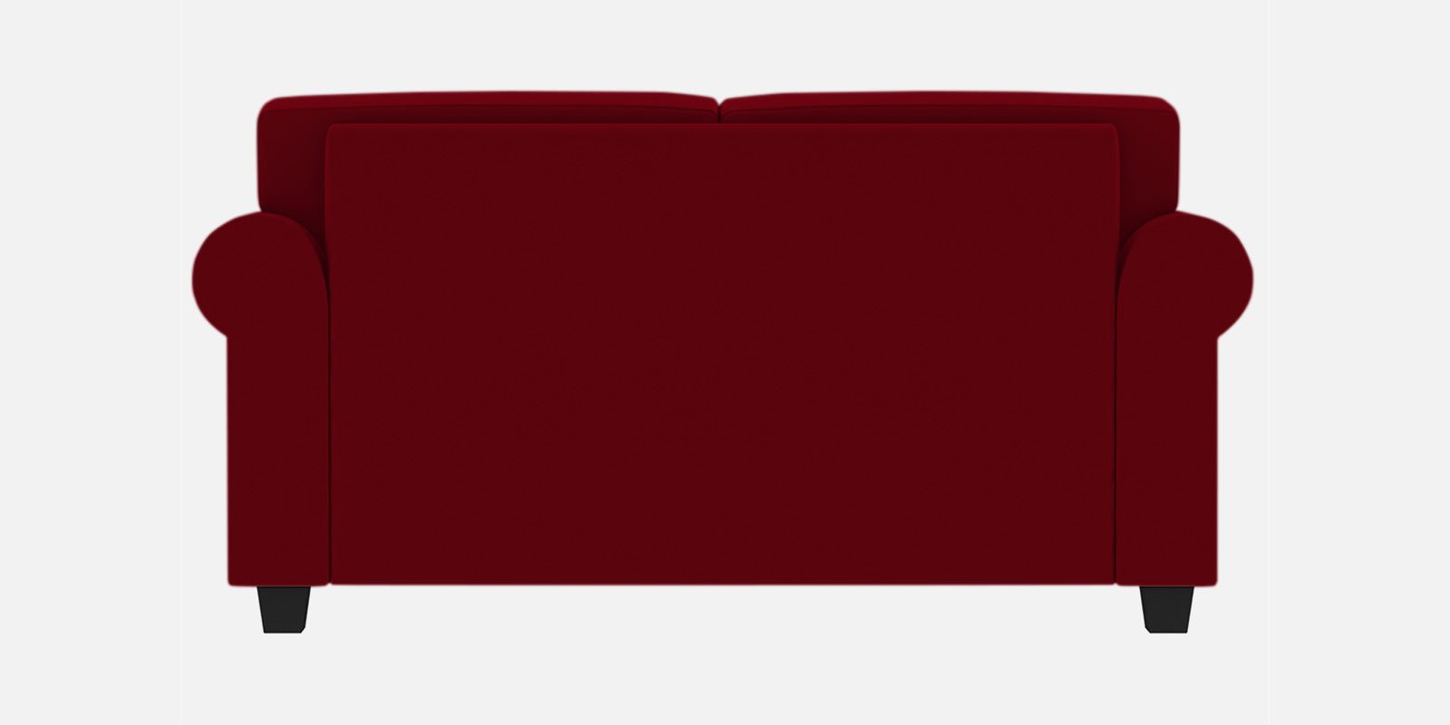 Numonk Velvet 2 Seater Sofa In Cherry Red Colour - Febonic Living