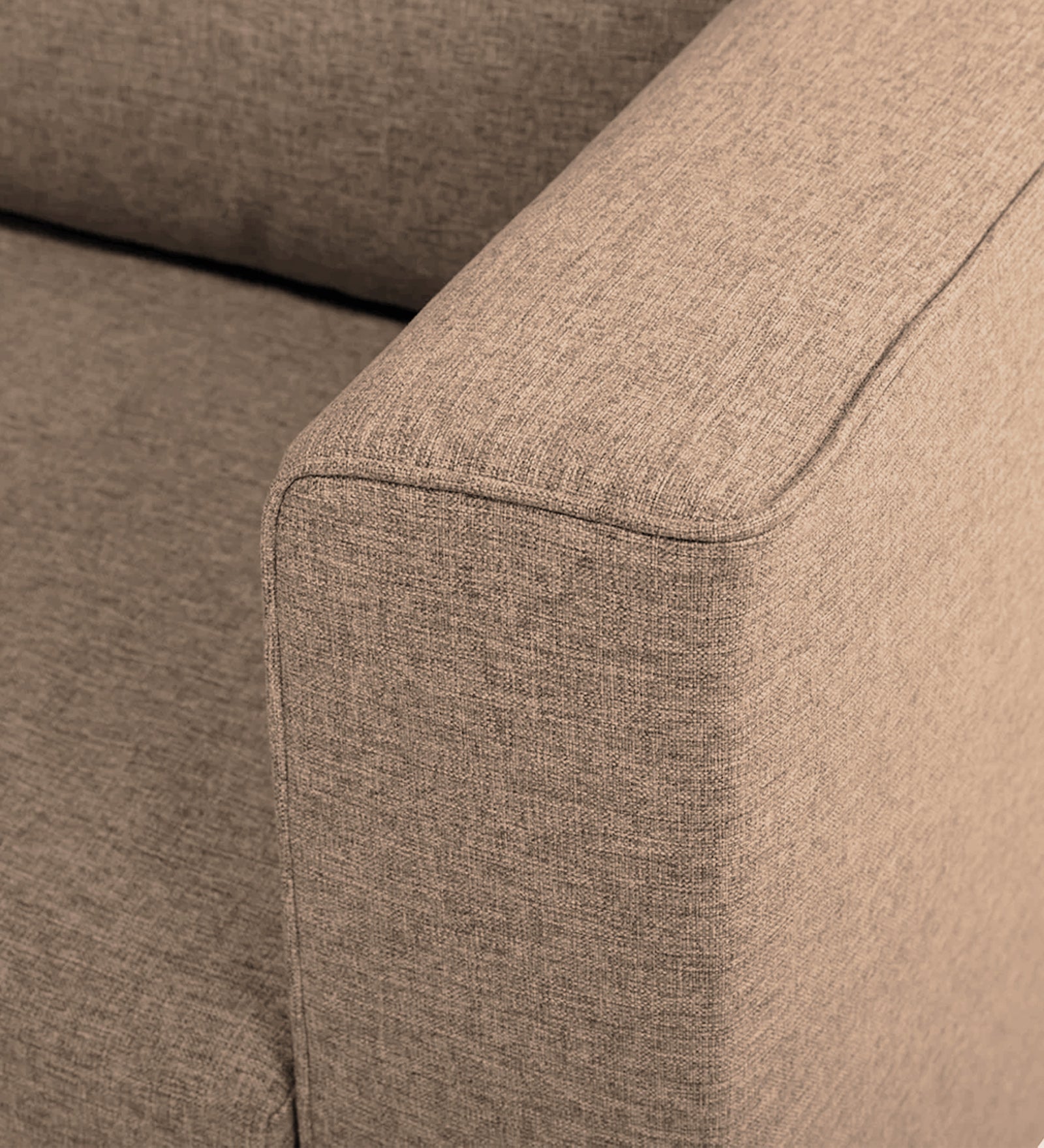 Kenia Fabric 1 Seater Foldable Sofa Cum Bed In Cookie Beige Colour - Febonic Living