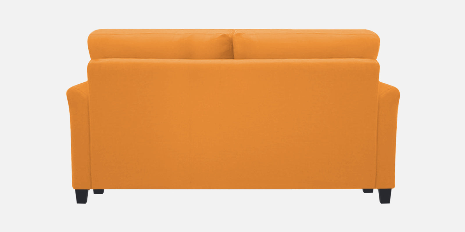 Daroo Velvet 2 Seater Sofa In Tangerine Orange Colour