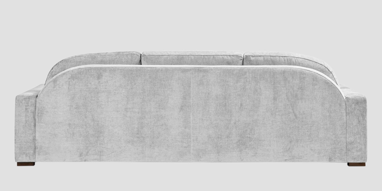 Dara Fabric 3 Seater Sofa In Lit Grey Colour - Febonic Living