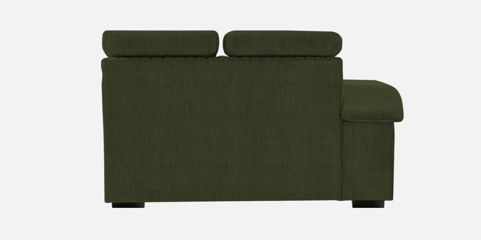 Draco Fabric 6 Seater Corner Sofa In Olive Green Colour - Febonic Living