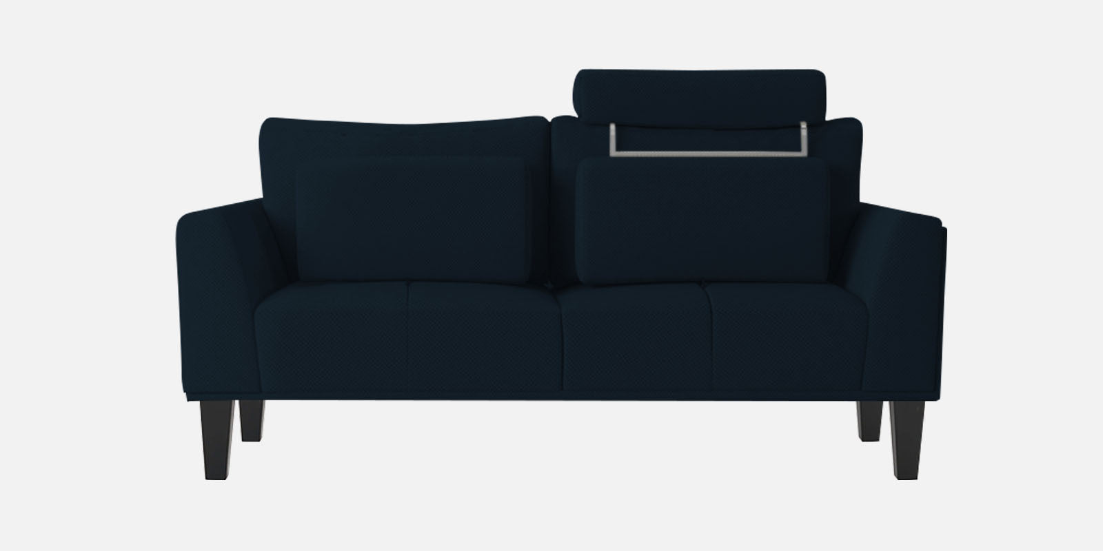 Como Fabric 2 Seater Sofa In Denim Blue Colour - Febonic Living