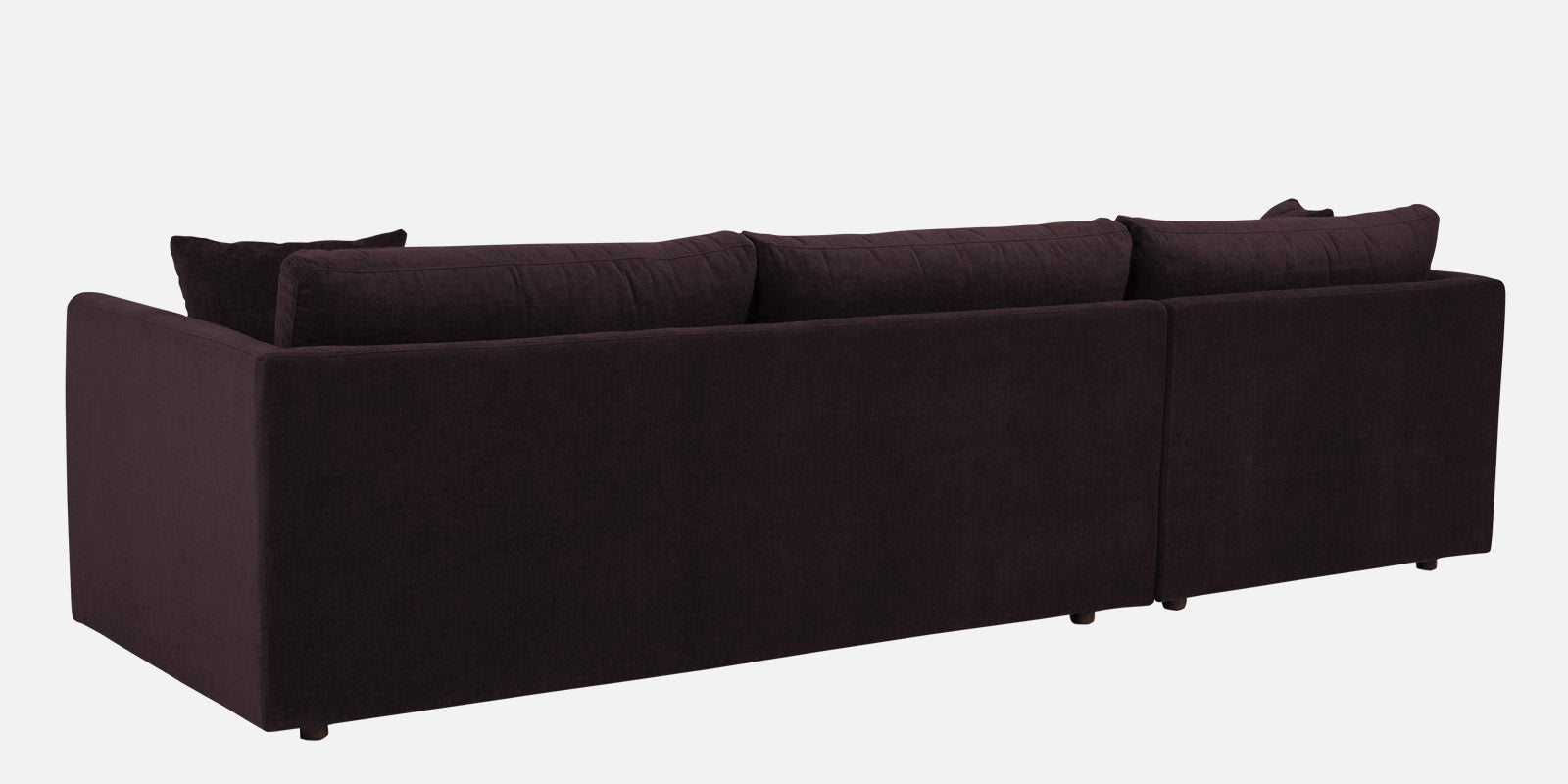 Northern Fabric RHS Sectional Sofa (3+Lounger) In Cara Brown Colour - Febonic Living