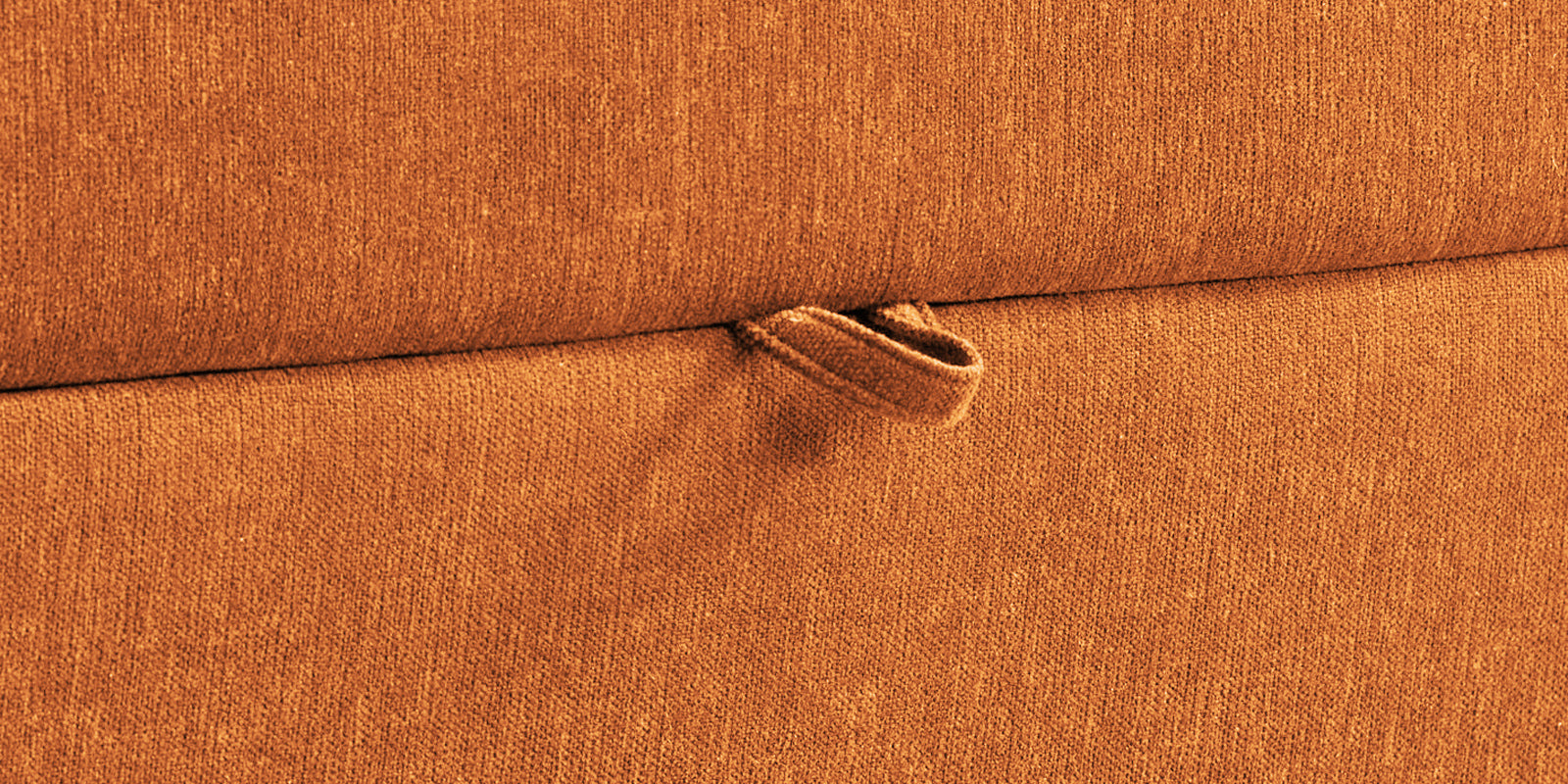 Kara Fabric 3 Seater Pull Out Sofa Cum Bed In Vivid Orange Colour - Febonic Living