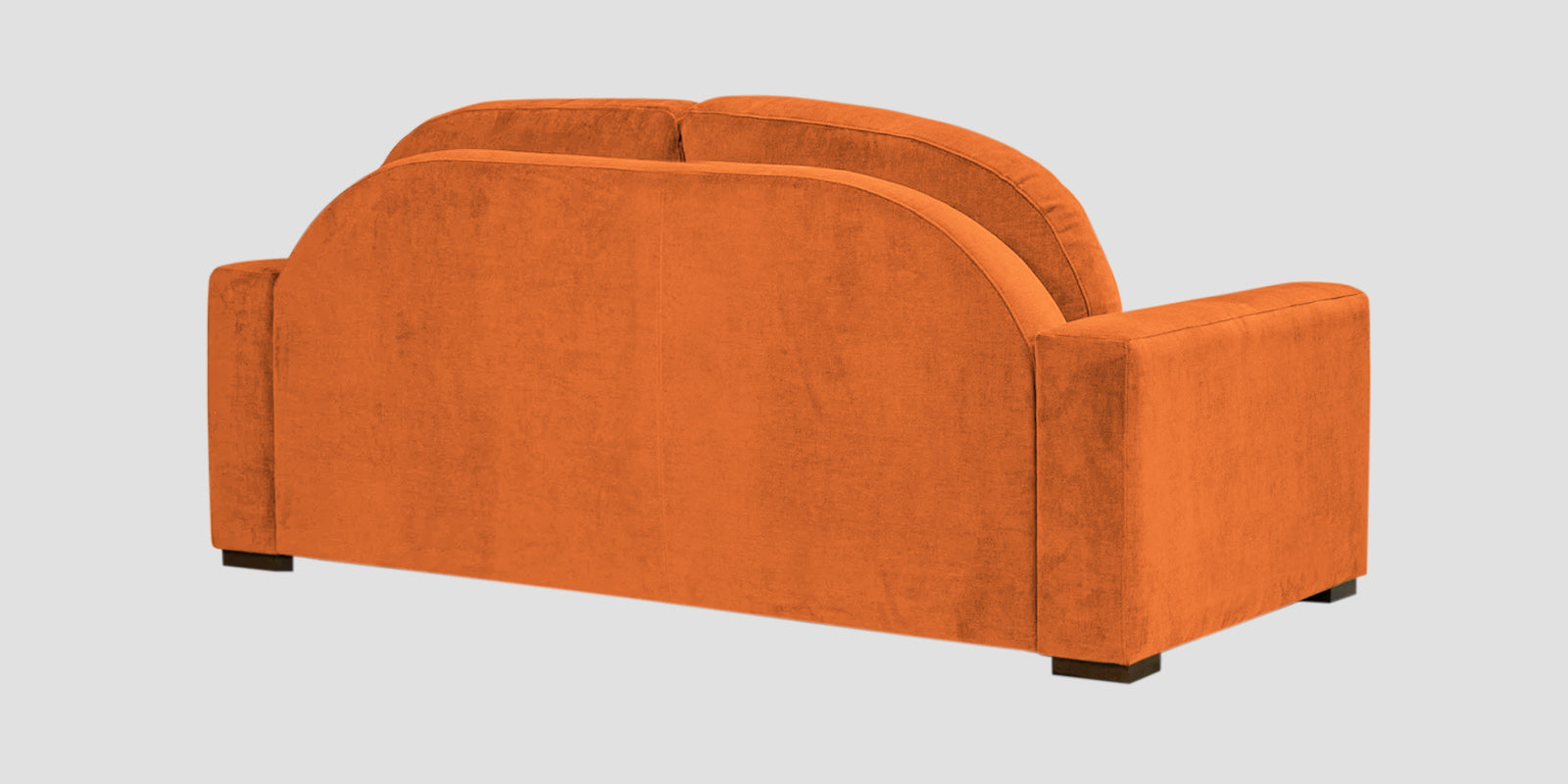 Dara Fabric 2 Seater Sofa In Vivid Orange Colour - Febonic Living