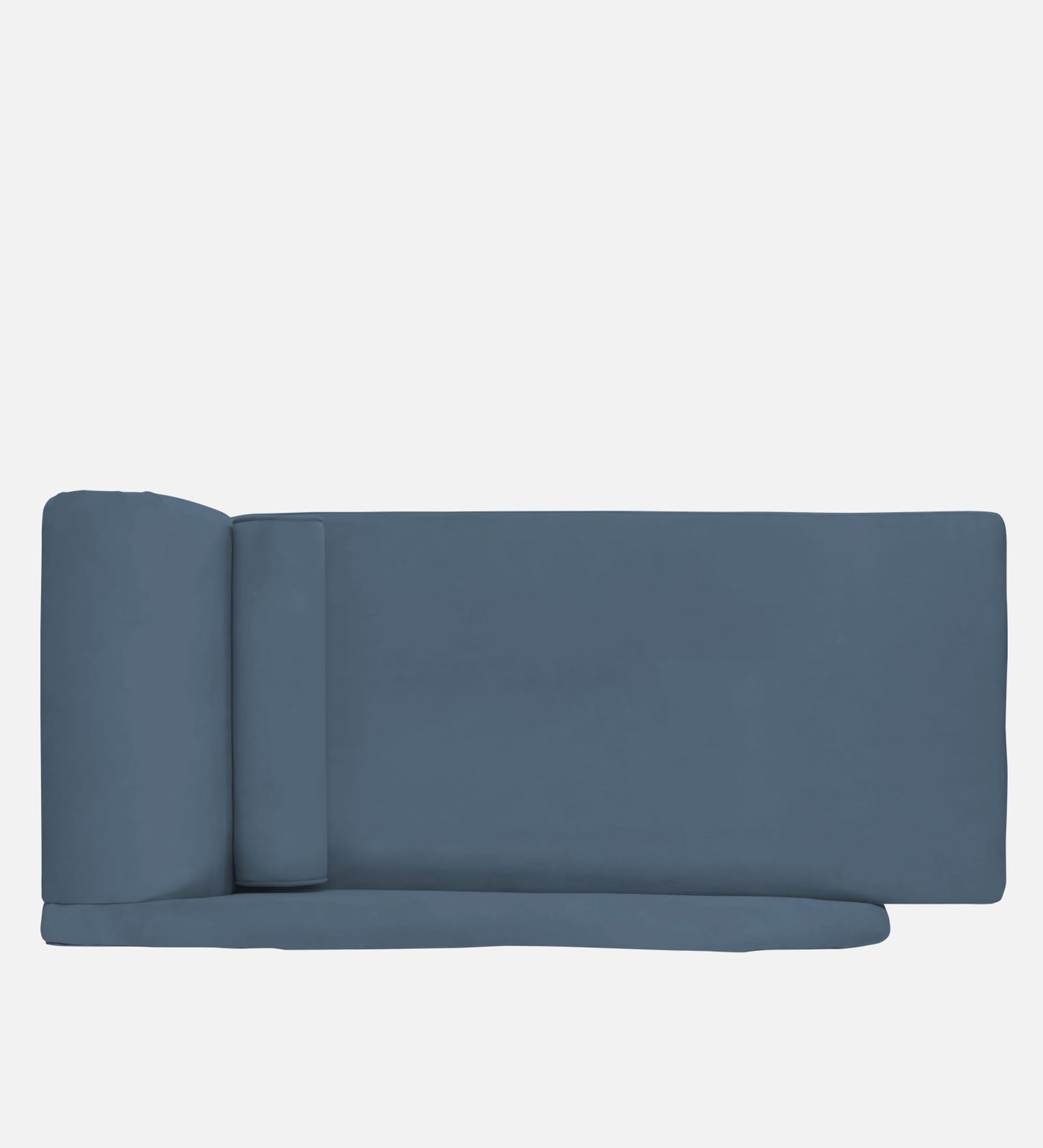 Rana Velvet RHS Chaise Lounger In Oxford Blue Colour - Febonic Living