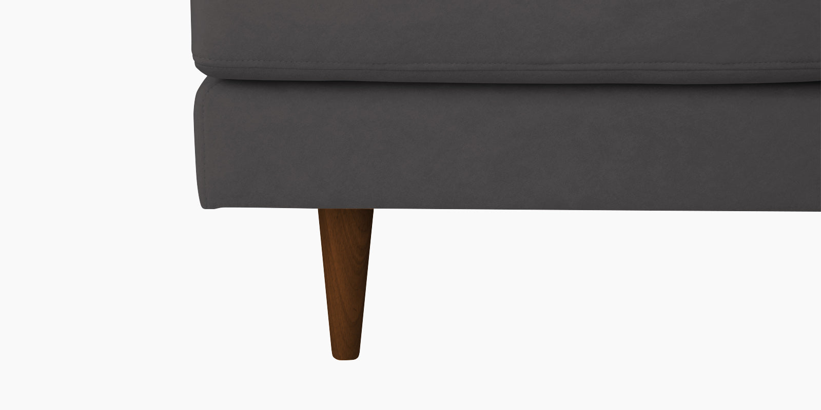 Motra Velvet 3 Seater Sofa in Davy grey Colour