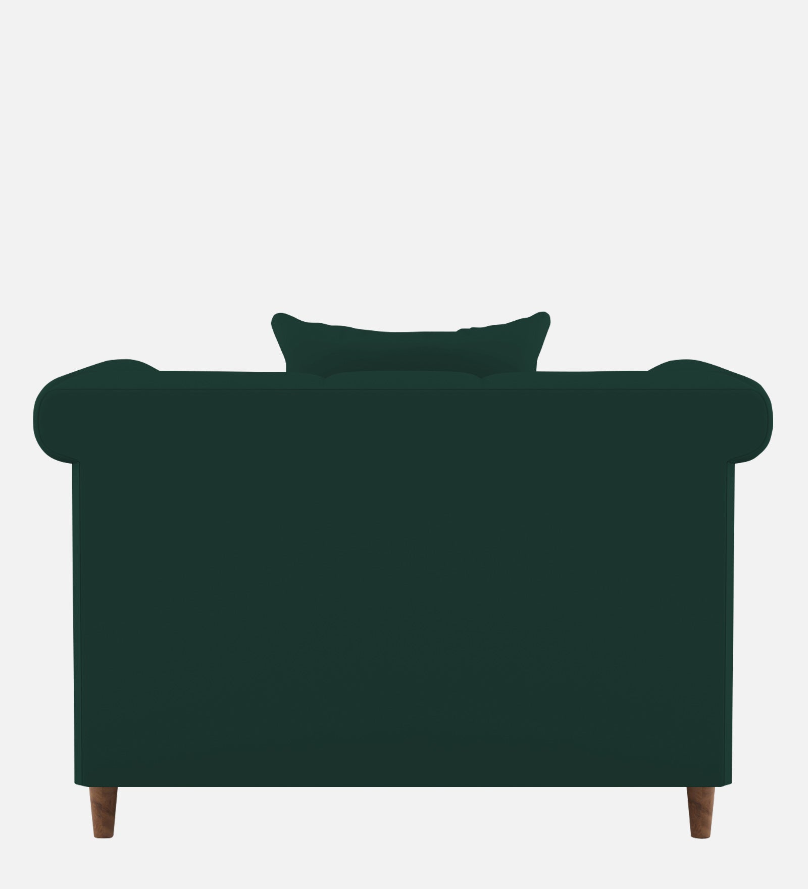 Rubi Velvet 1 Seater Sofa In Forest Green Colour - Febonic Living