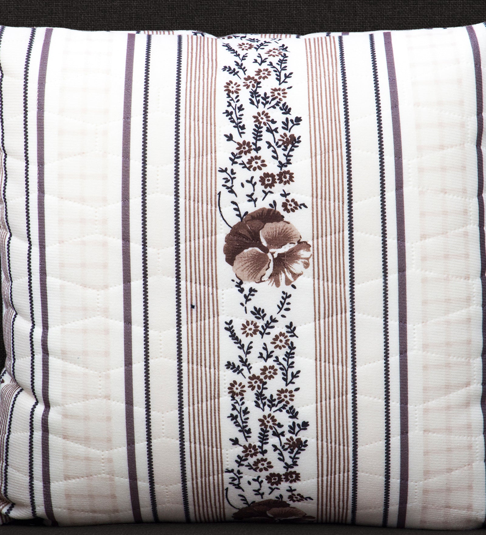 Kevin Fabric 1 Seater Sofa In Cara Brown Colour - Febonic Living