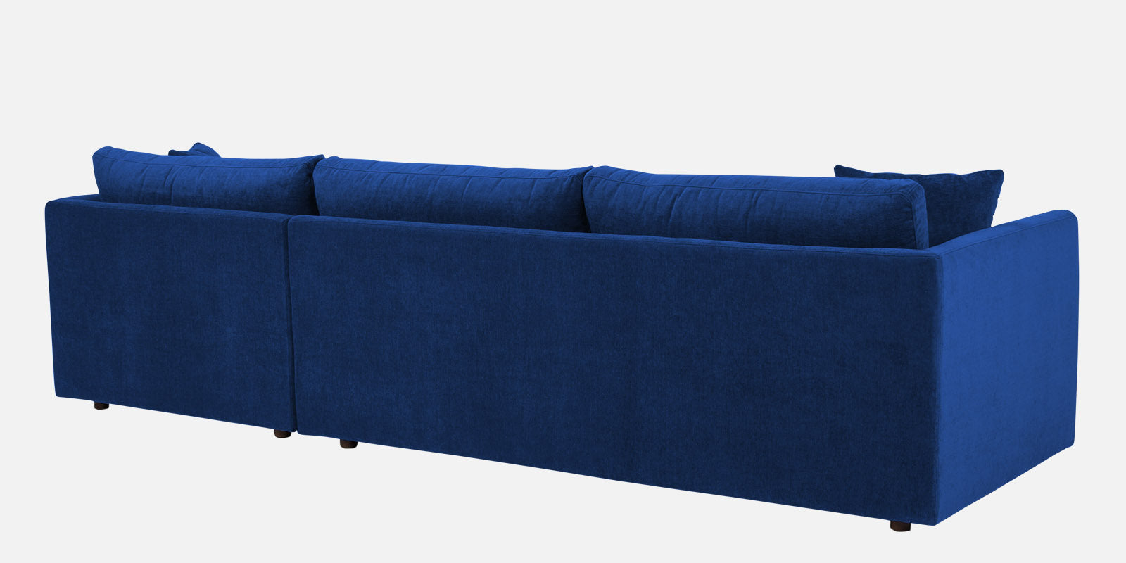 Northern Fabric LHS Sectional Sofa (3+Lounger) In Royal blue Colour - Febonic Living
