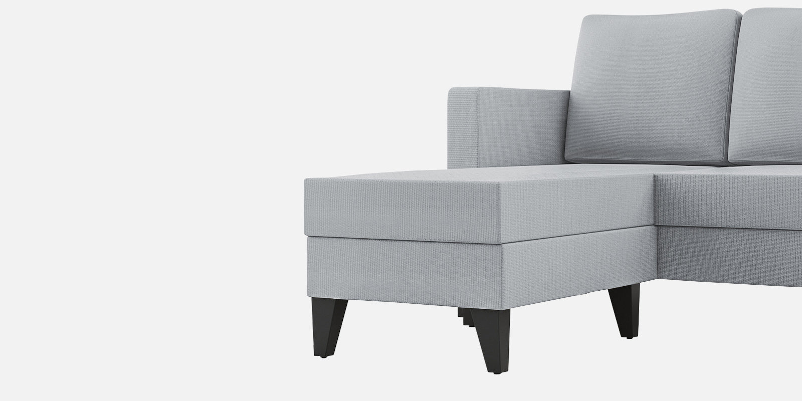 Nori Fabric RHS Sectional Sofa (3+Lounger) In Coin Grey Colour - Febonic Living