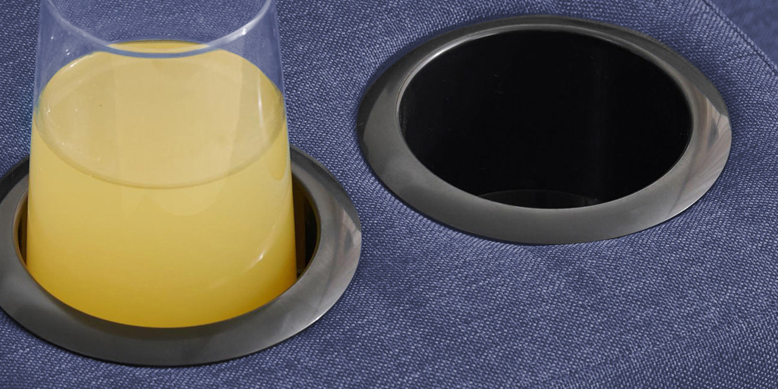 Jerry Fabric 3 Seater Convertible Sofa Cum Bed In Slate Blue Colour - Febonic Living