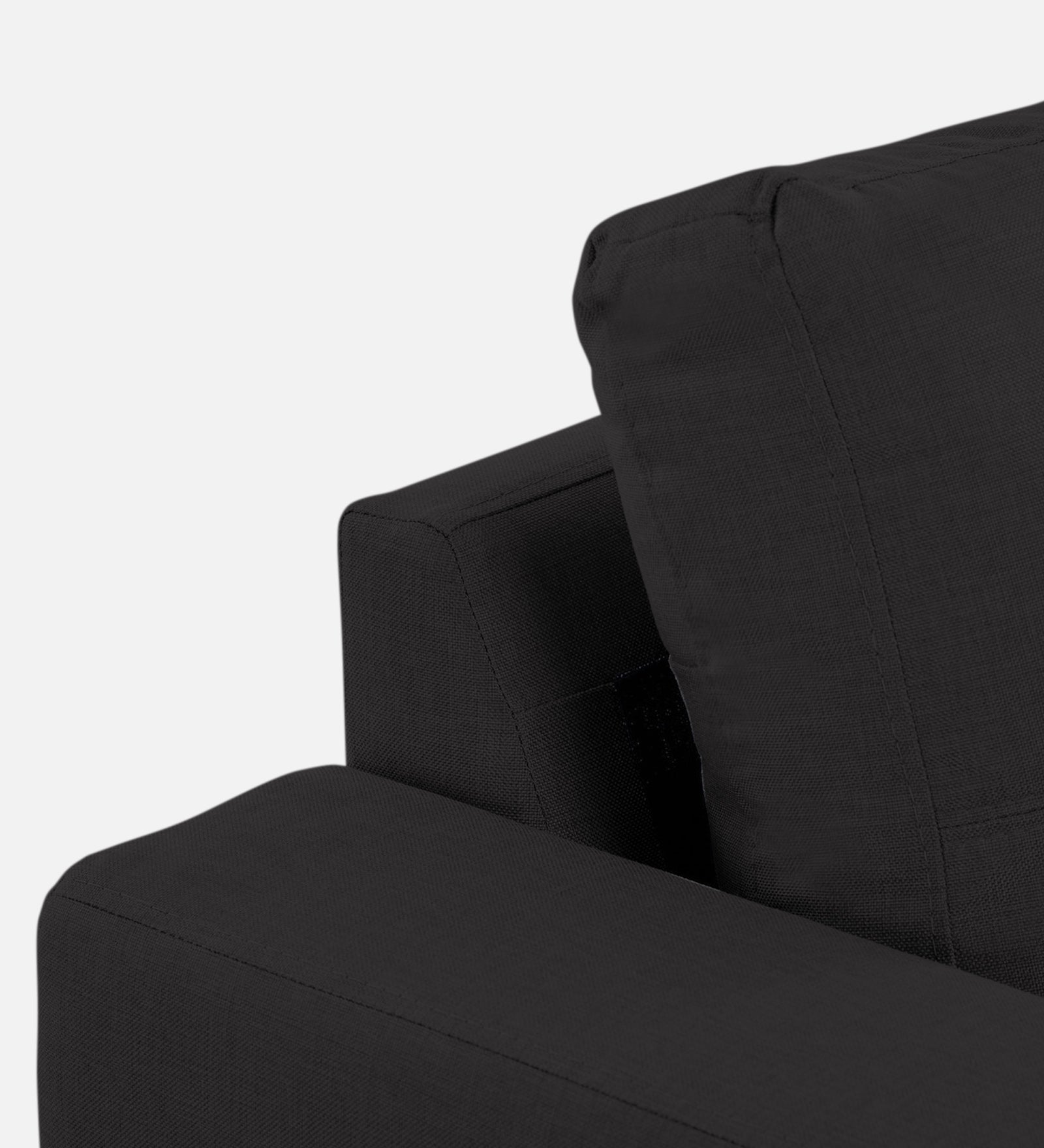 Perry Fabric 1 Seater Sofa In Maba Grey Colour - Febonic Living