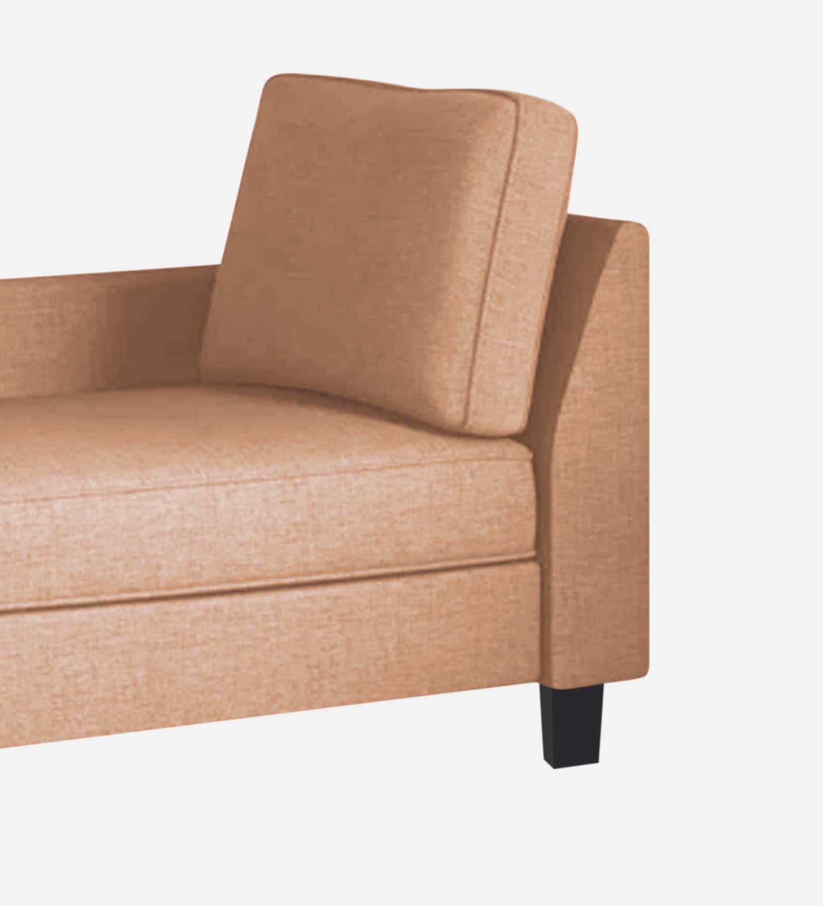 Harry Fabric LHS Chaise Lounger In Cosmic Beige Colour - Febonic Living