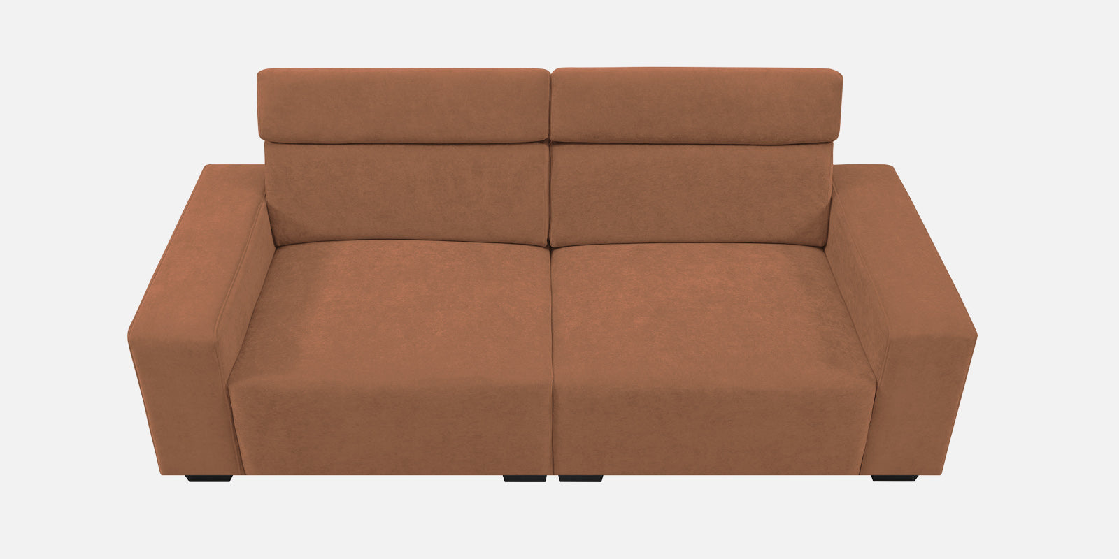 Hiro Fabric 2 Seater Sofa In Caramel Beige Colour - Febonic Living