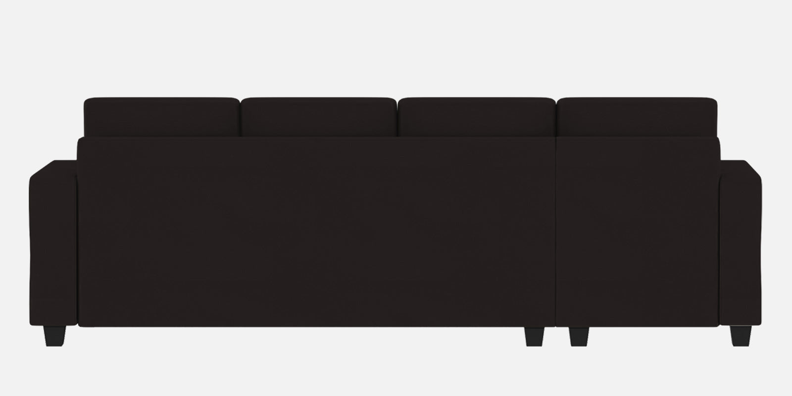 Nabi Fabric RHS Sectional Sofa (3+Lounger) In Cara Brown Colour - Febonic Living