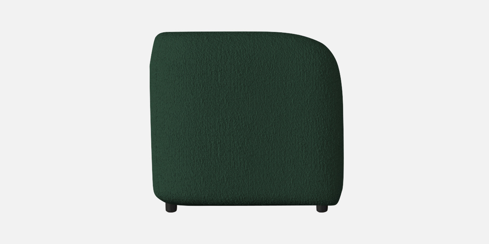 Corny Boucle Fabric 3 Seater Sofa In Hunter Green Colour - Febonic Living