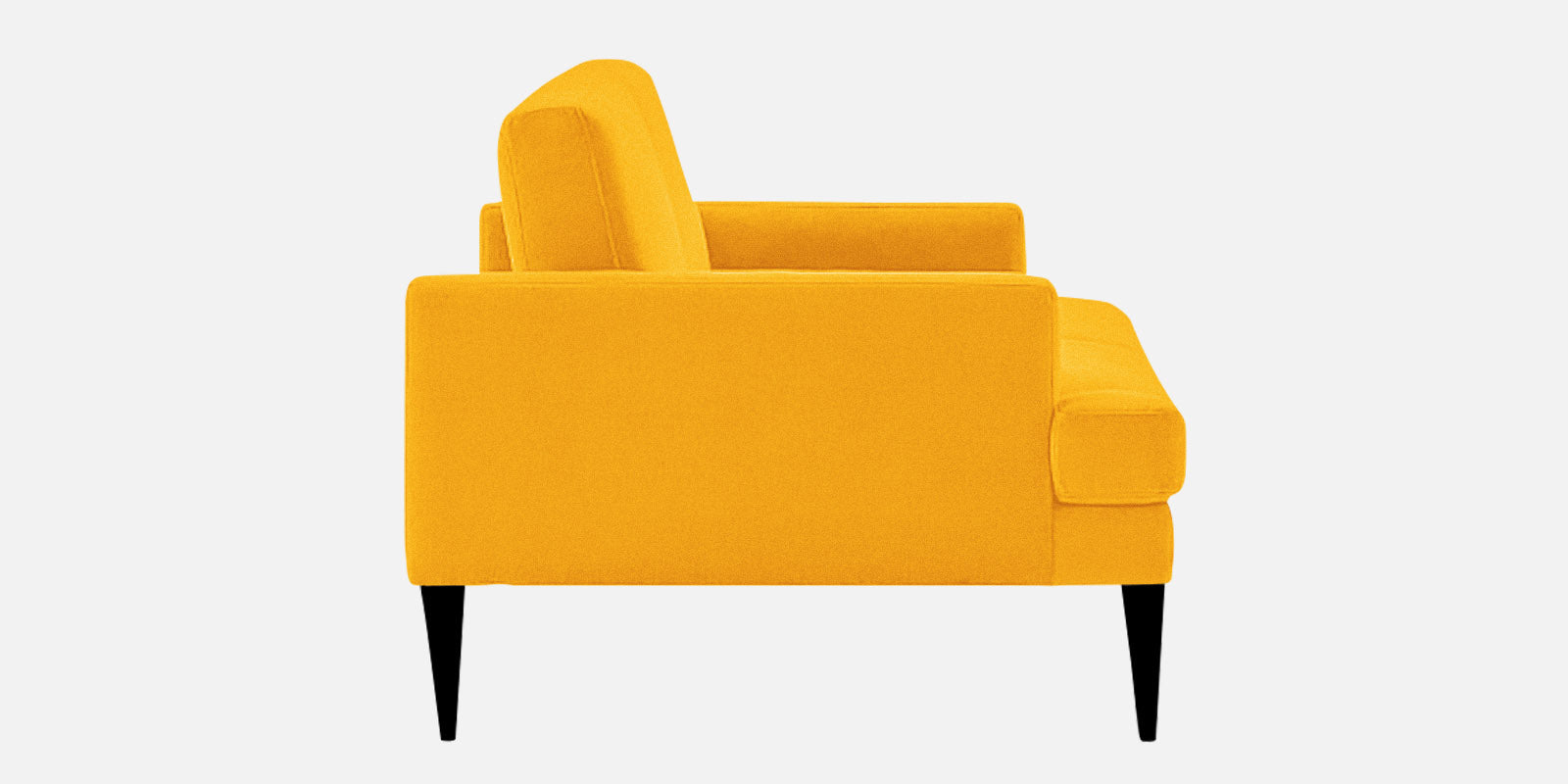 Zoya Fabric 3 Seater Convertible Sofa Cum Bed In Bold Yellow Colour - Febonic Living