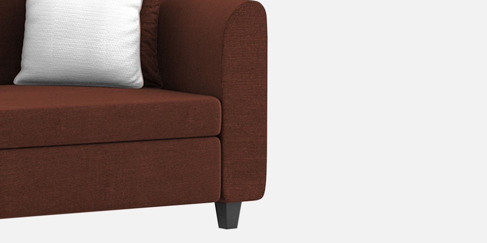 Denmark Fabric 2 Seater Sofa In Coffee Brown Colour - Febonic Living