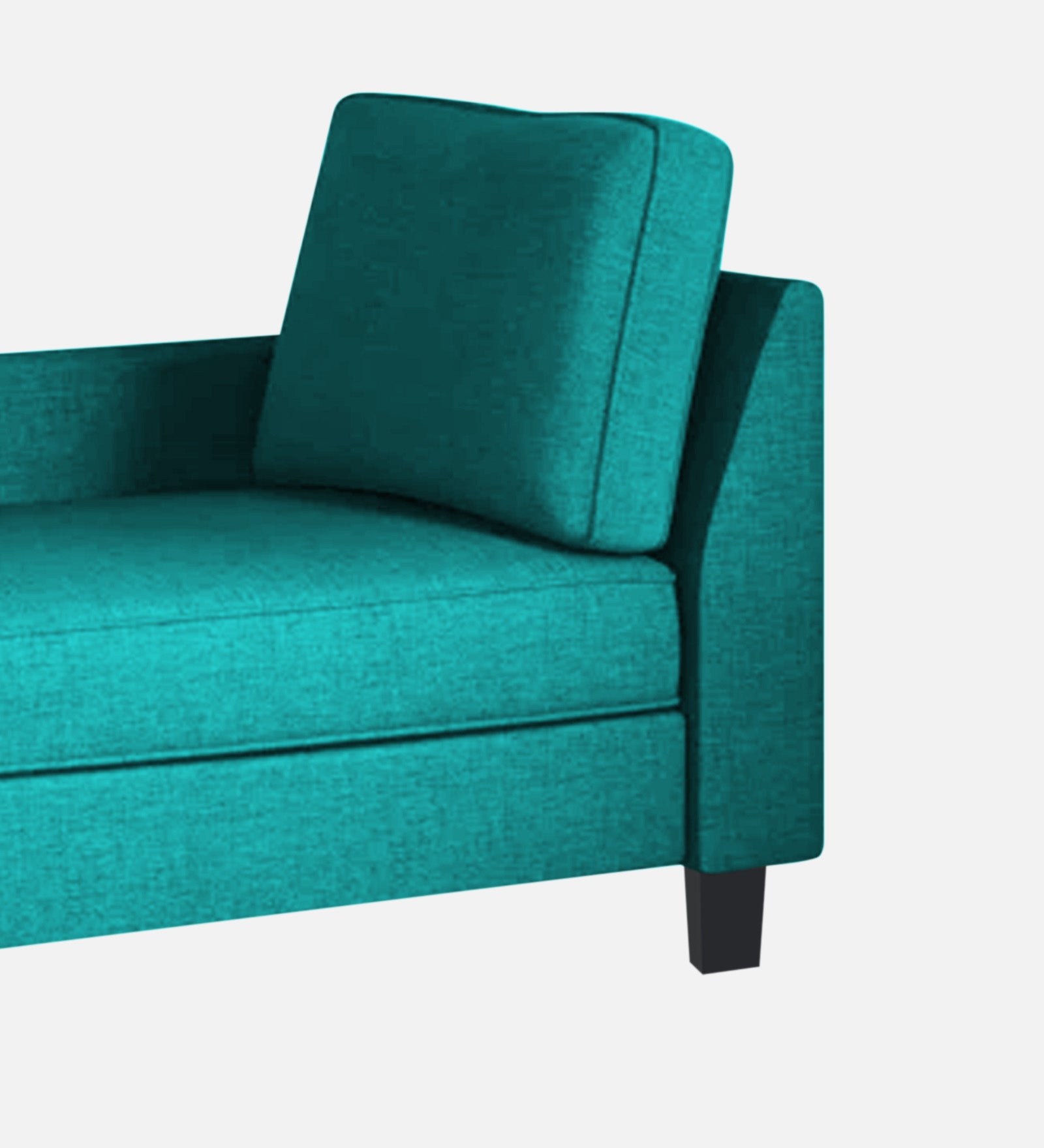 Harry Fabric LHS Chaise Lounger In Sea Green Colour - Febonic Living