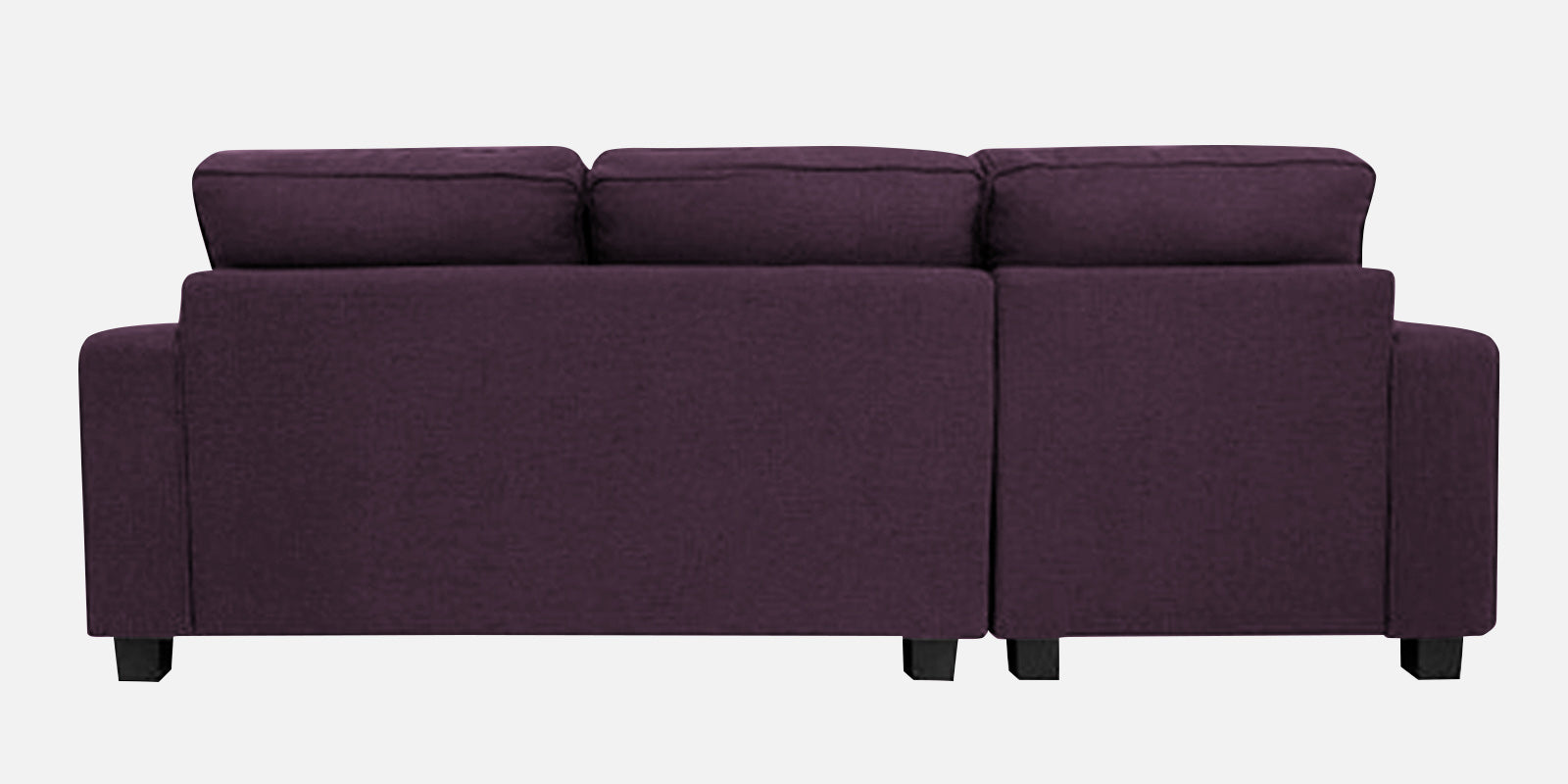 Ladybug Fabric LHS Sectional Sofa (2+Lounger) In Greek Purple Colour - Febonic Living