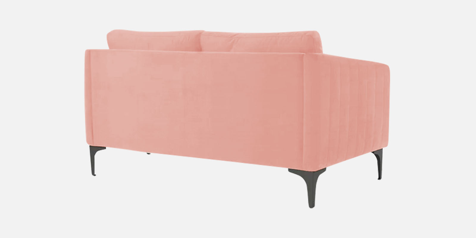 Haru Velvet 2 Seater Sofa In Blush Pink Colour - Febonic Living