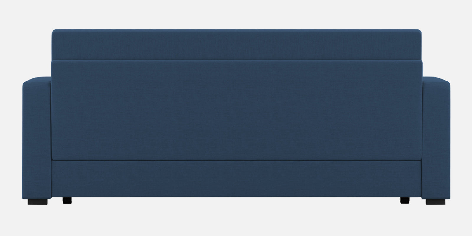 Calra Fabric 3 Seater Pull Out Sofa Cum Bed In Light Blue Colour With Storage - Febonic Living