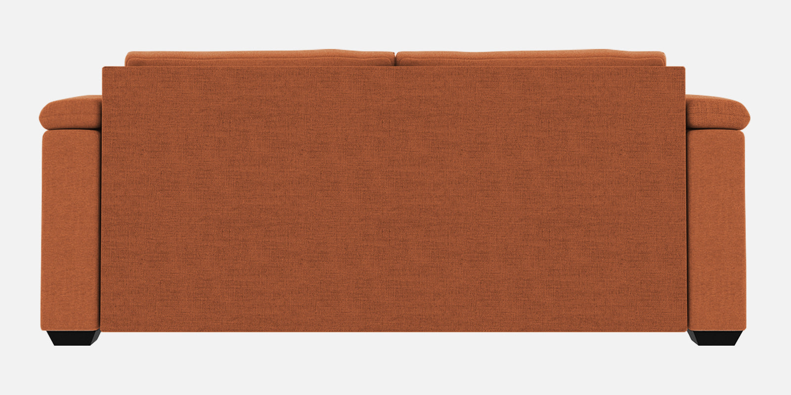 Andres Fabric 3 Seater Sofa In Safforn Orange Colour - Febonic Living