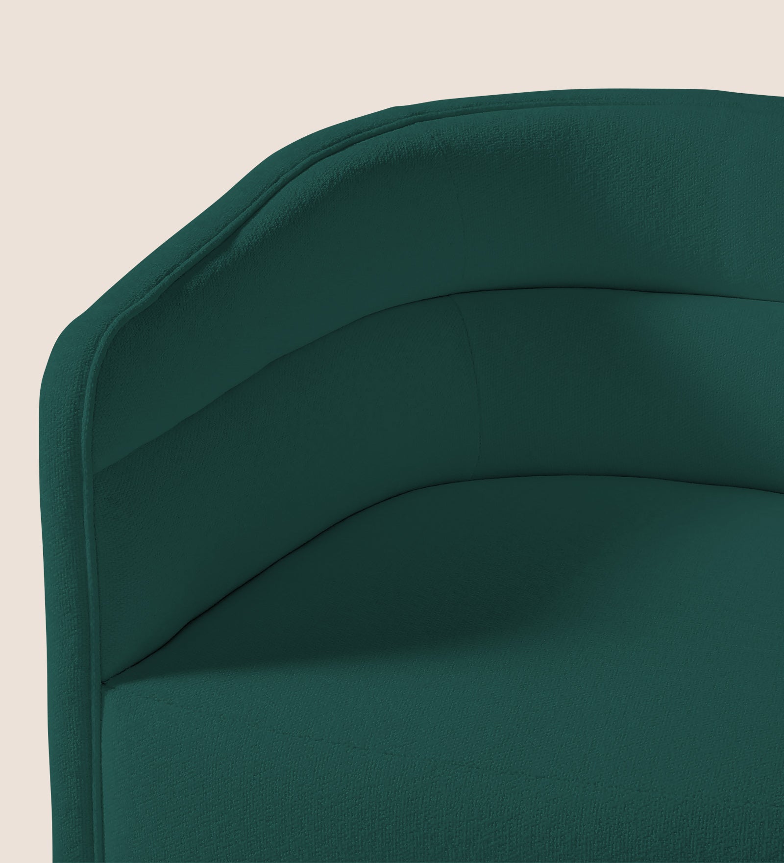 Ria Fabric Swivel Chair in Sage Green Colour