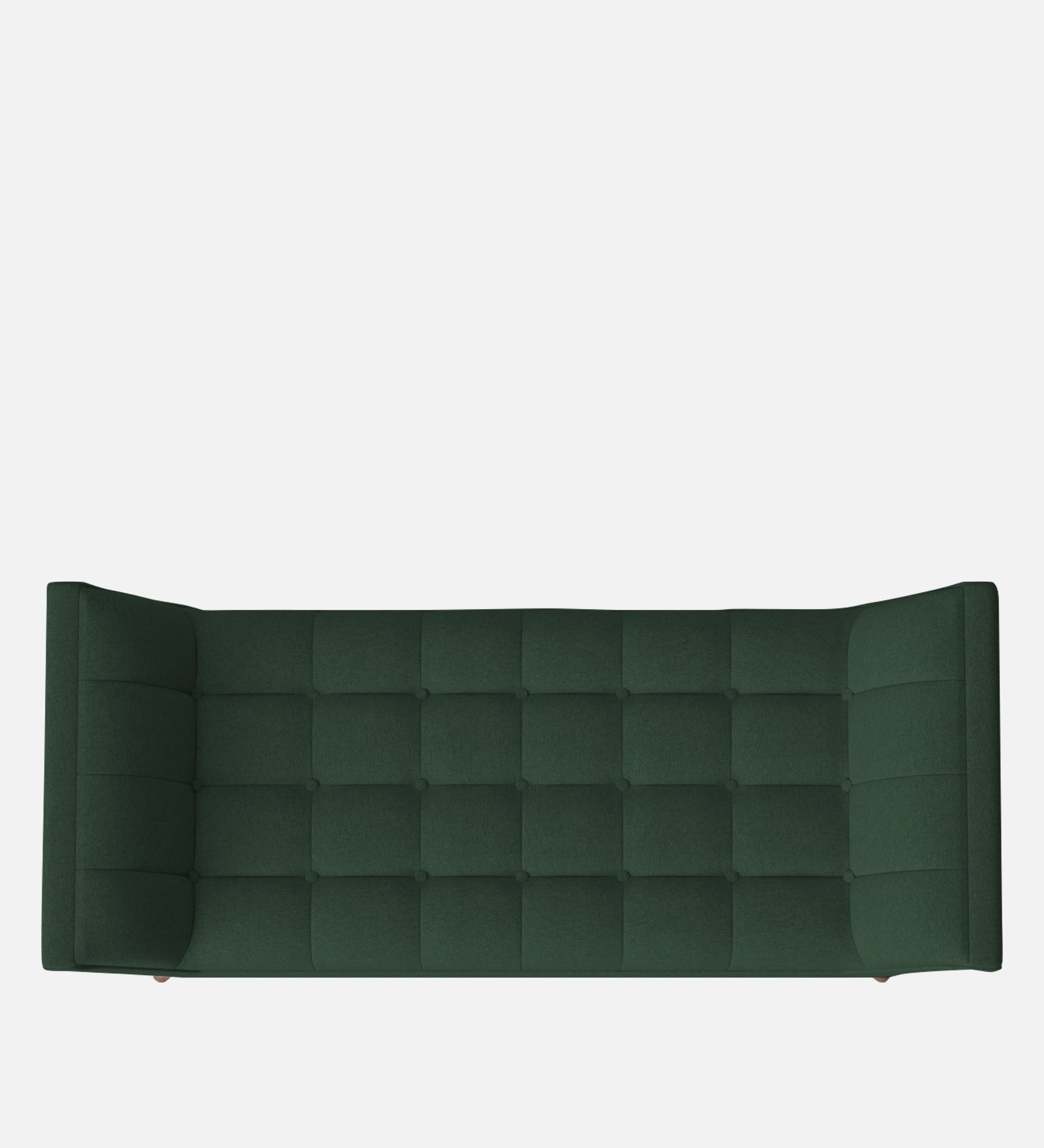 Cartes Velvet Bench In Amazon Green Colour - Febonic Living