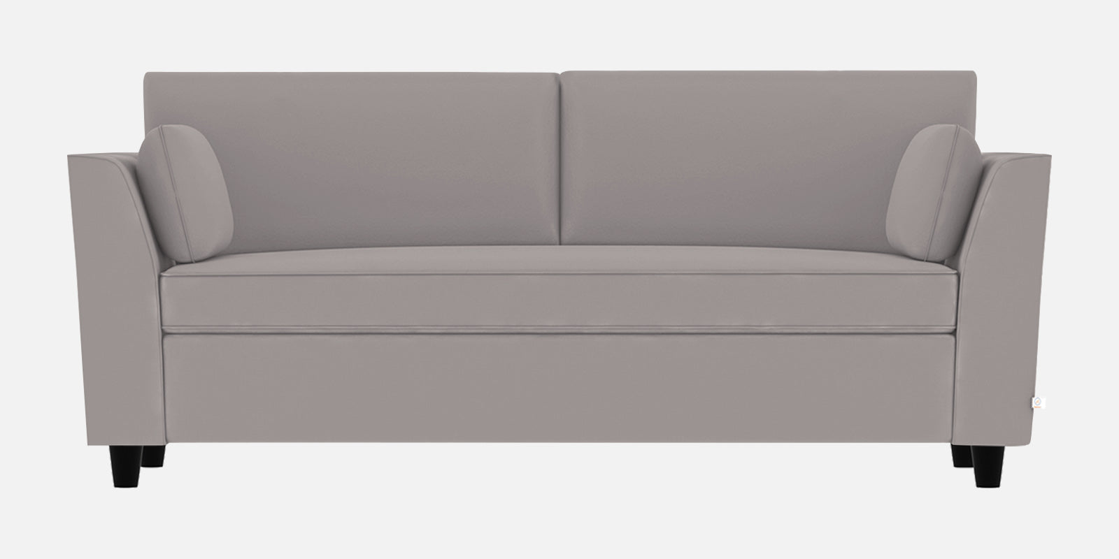 Bristo Velvet 3 Seater Sofa In pearl grey Colour With Storage - Febonic Living