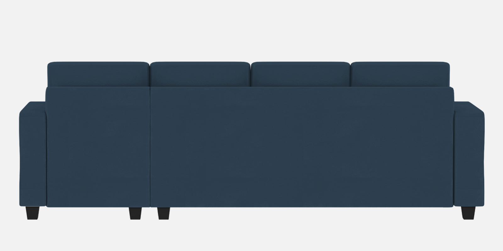 Nabi Fabric LHS Sectional Sofa (3+Lounger) In Light Blue Colour - Febonic Living